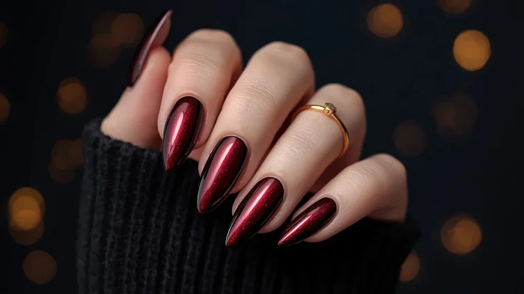 Elegant Red Nails