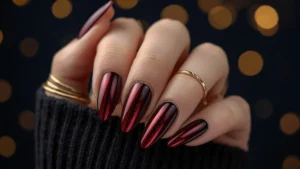 Elegant Red Nails