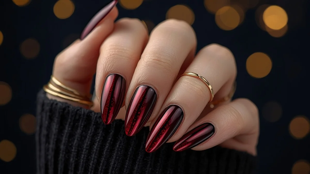 Elegant Red Nails