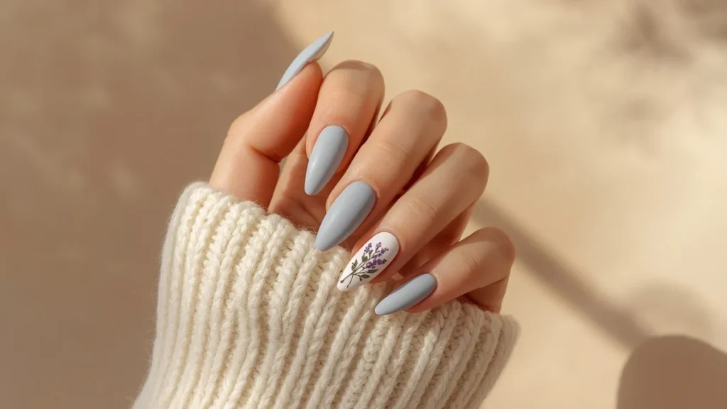 Minimalist Almond Nails