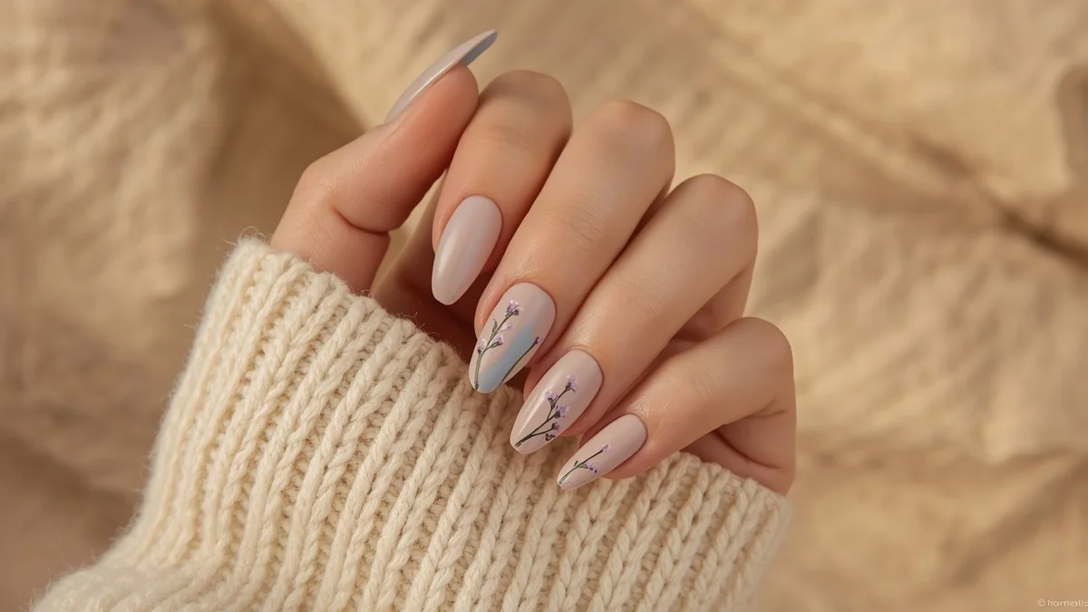 Minimalist Almond Nails