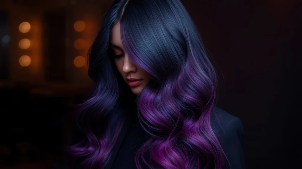 Purple Ombre Hair