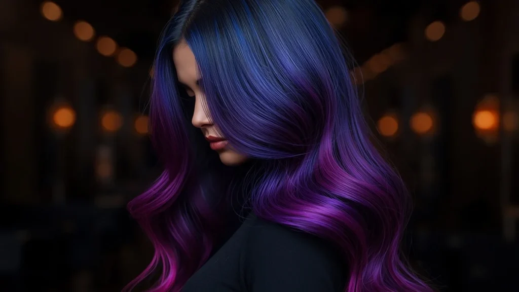 Purple Ombre Hair