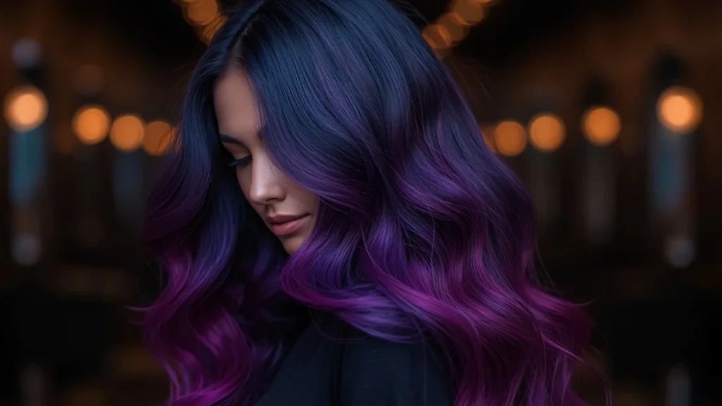 Purple Ombre Hair