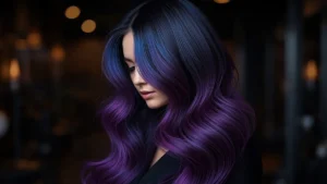 Purple Ombre Hair