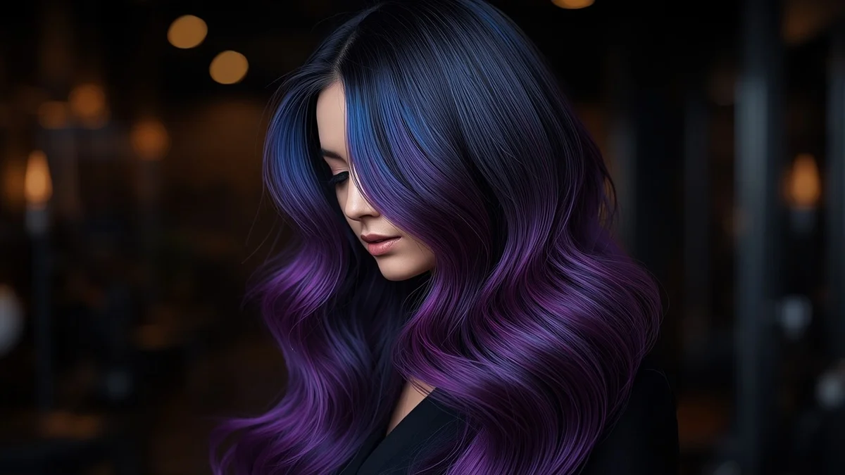 Purple Ombre Hair
