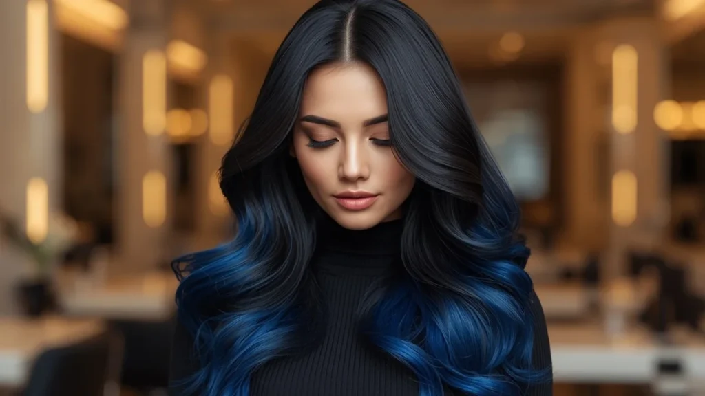 Soft Black Ombre Hair