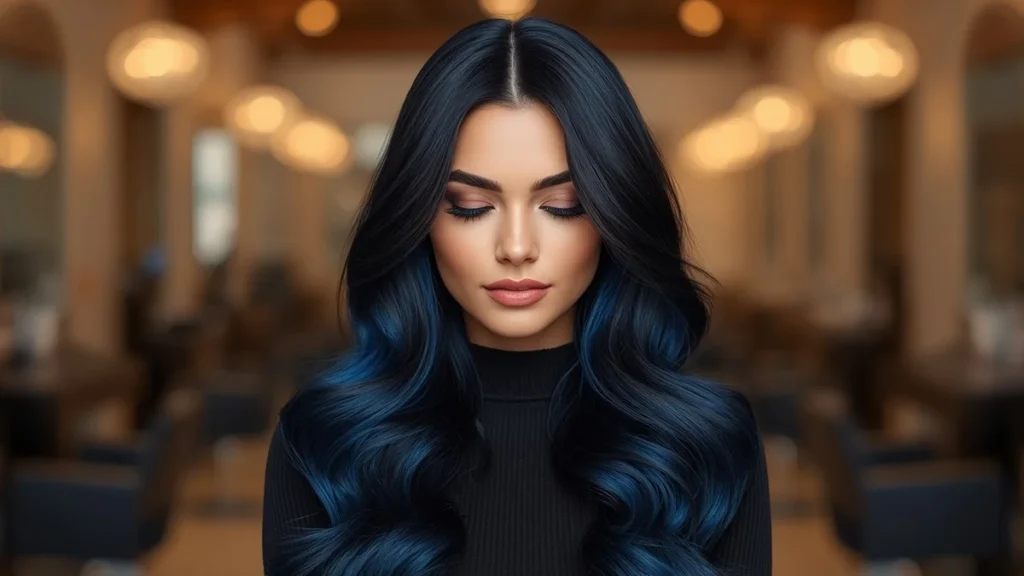 Soft Black Ombre Hair