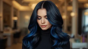 Soft Black Ombre Hair