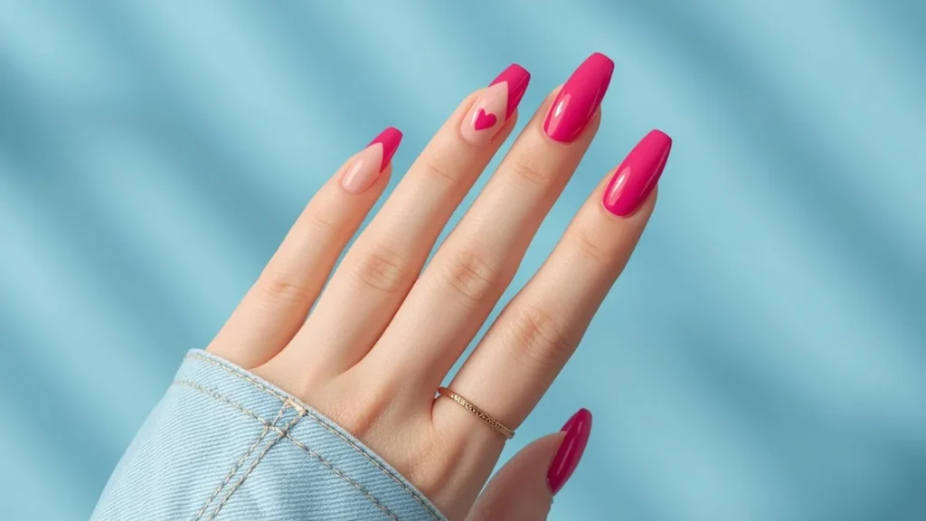 Trendy Pink Nails